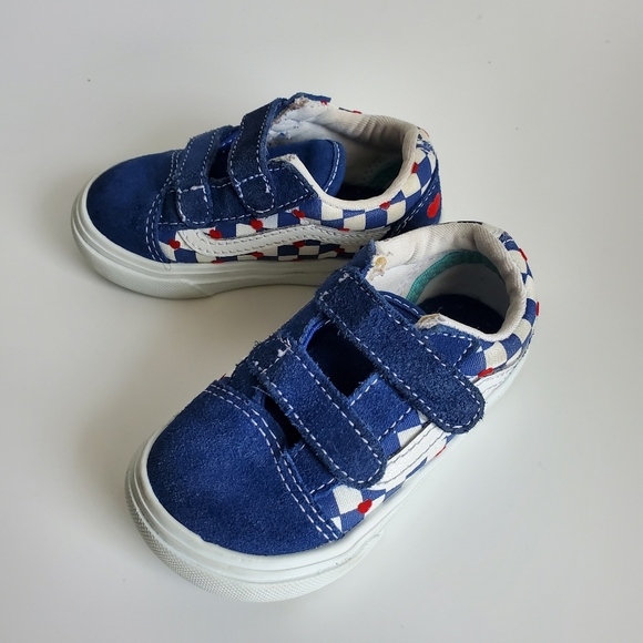 Vans Other - Vans Toddler Blue and white Comfy Slipon Shoe